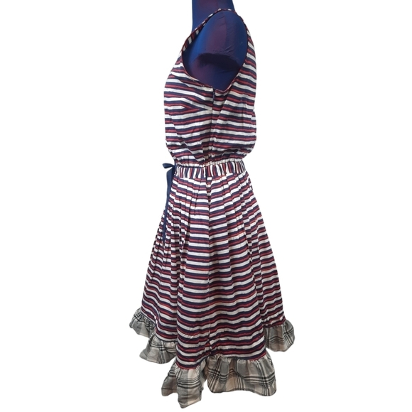 Maison Jules Customized Ruffle A-Line‎ Patriotic Dress Size Large Women's - Picture 5 of 12